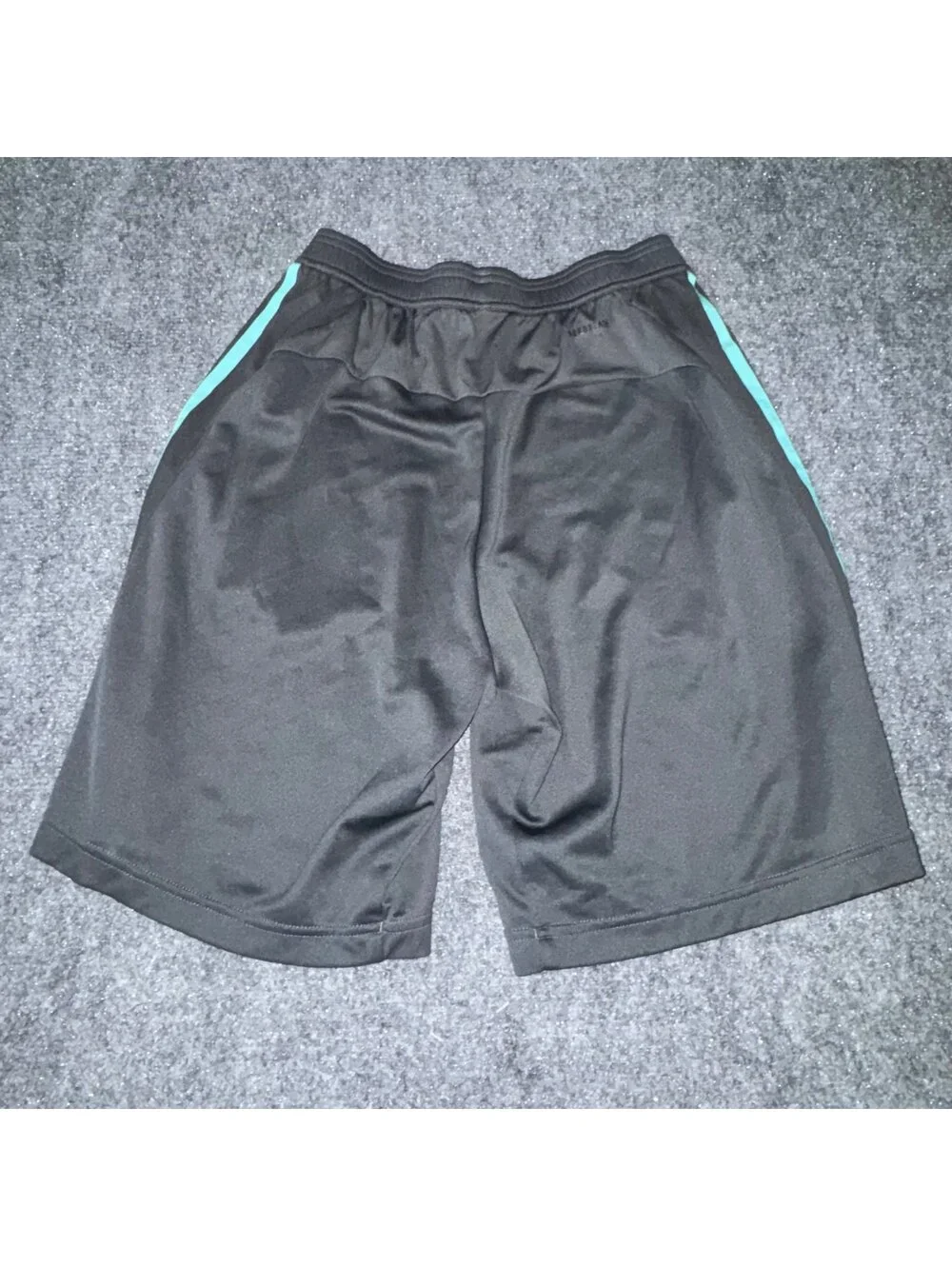 Adidas Teal Stripe Athletic Shorts Mens SM Vtg y2k 90s Rare